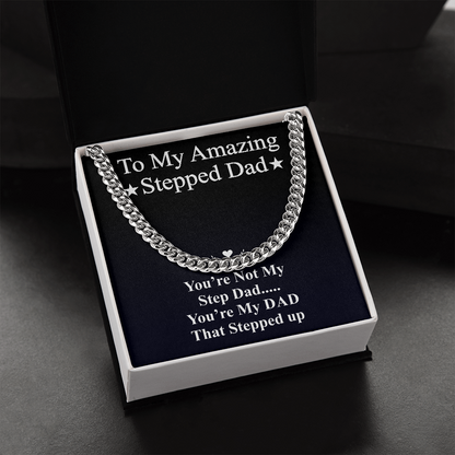 to my amazing stepped dad