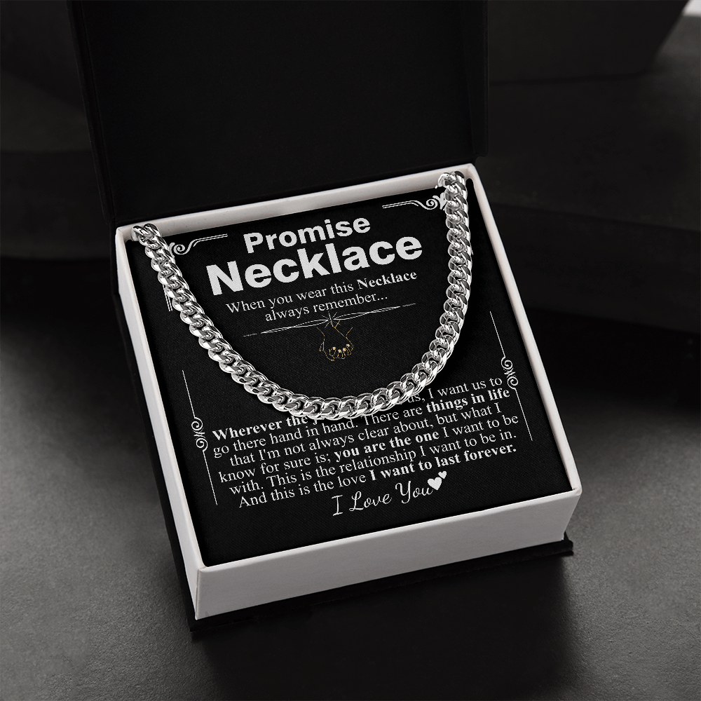 promise necklace