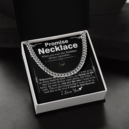 promise necklace