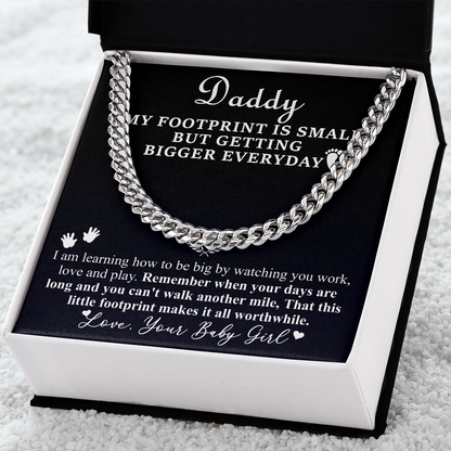 daddy my footprint