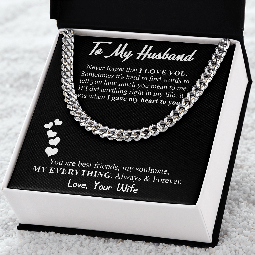 to my husband