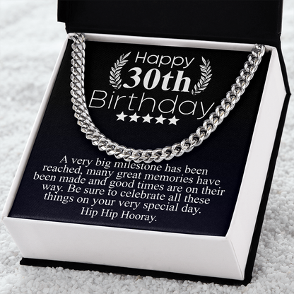 HAPPY 30TH BIRTHDAY