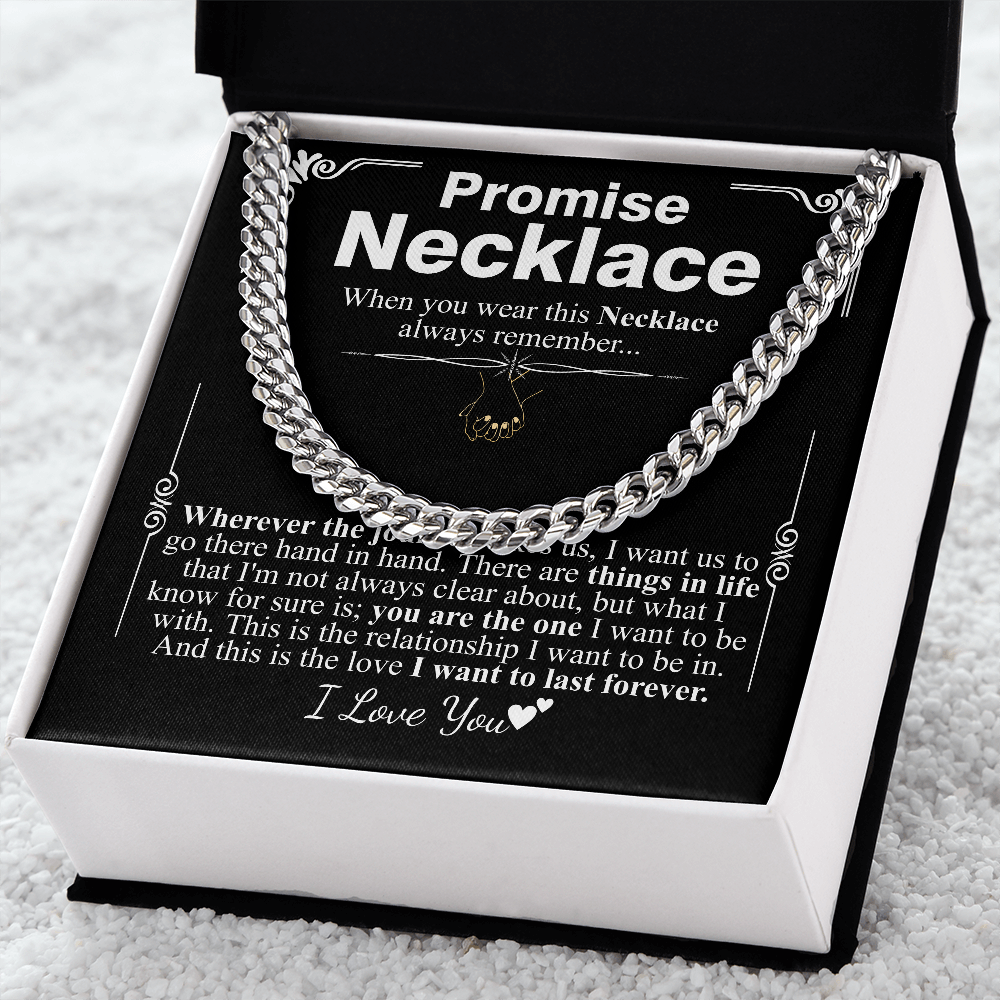 promise necklace