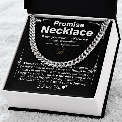 promise necklace