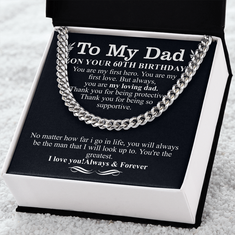 TO MY DAD ON YOUR 60TH BIRTHDAY