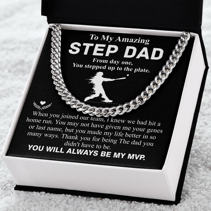 to my amazing step dad from day one