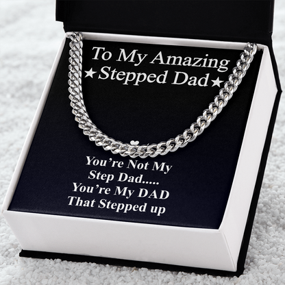 to my amazing stepped dad