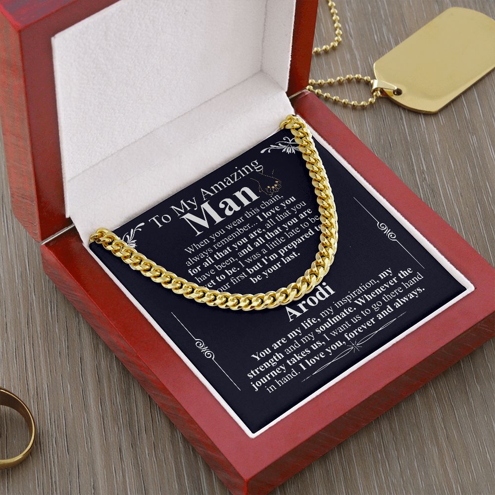 To my man chain Arodi