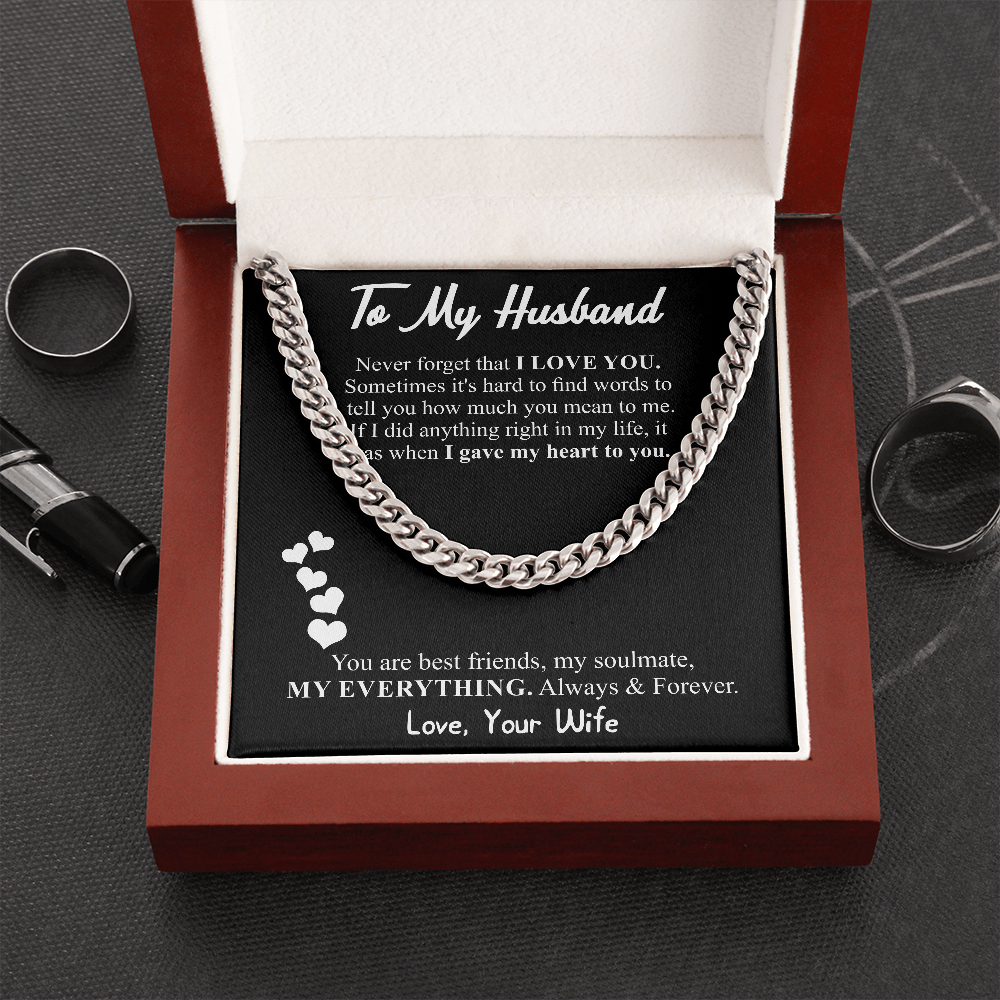 to my husband
