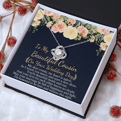TO MY BEAUTIFUL COUSIN ON YOUR WEDDING DAY