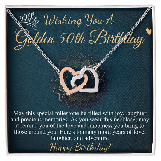 golden 50th birthday