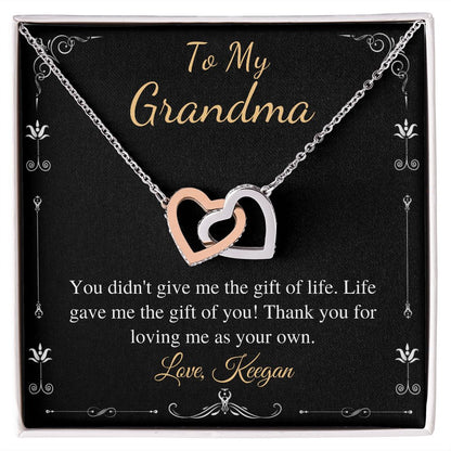 Grandma Gift, Grandma Necklace, Generations Necklace, Gifts for Grandma from Grandkids, Mother Daughter Gift for Grandma, Keegan