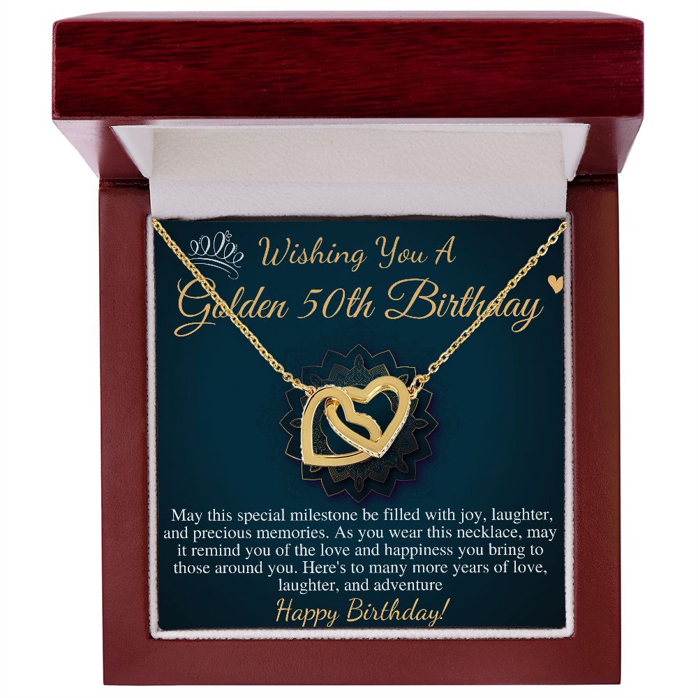 golden 50th birthday