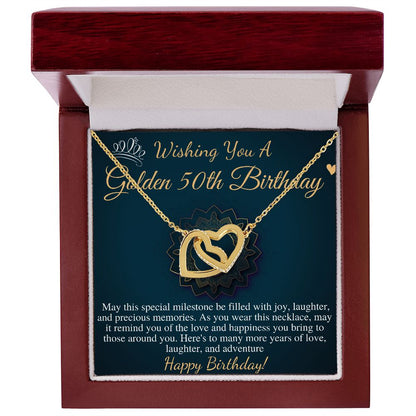 golden 50th birthday
