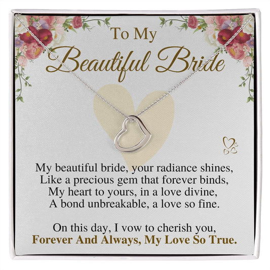 beautiful  bride