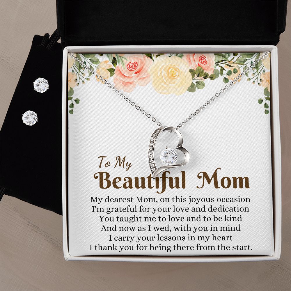 to my beautiful mom