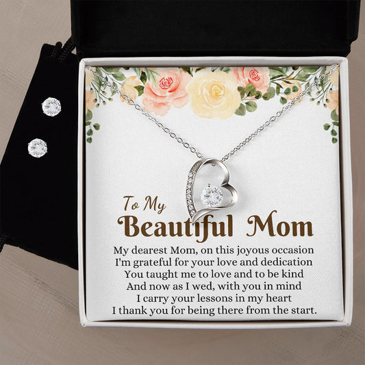 to my beautiful mom