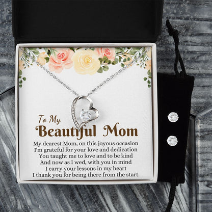 to my beautiful mom