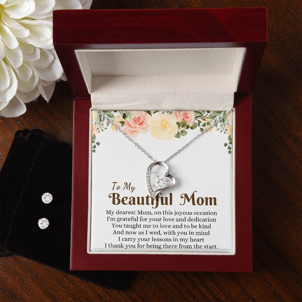 to my beautiful mom
