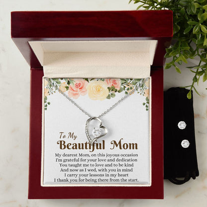 to my beautiful mom
