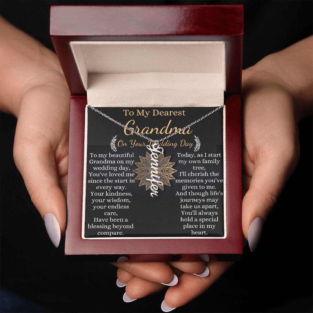 to my dearest grandma on your wedding day 2023