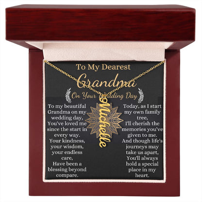to my dearest grandma on your wedding day 2023