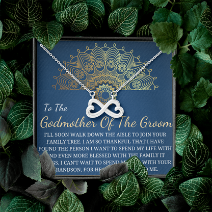 Gift for Godmother from bride , Thank you Gifts, Wedding Thank you card for Godmother, Keepsake gift Godmother Gift for her