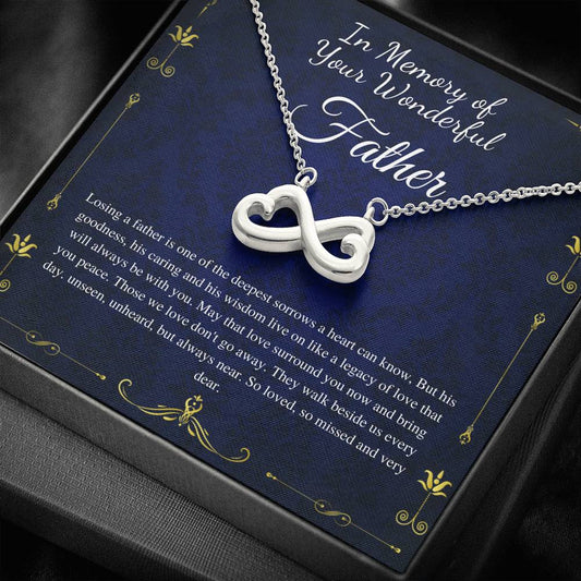 Loss of Father Gift, Dad Memorial Gift Dad condolence gift, Grief Gift, Father Remembrance Necklace, Sorry for your loss , bereavement gift