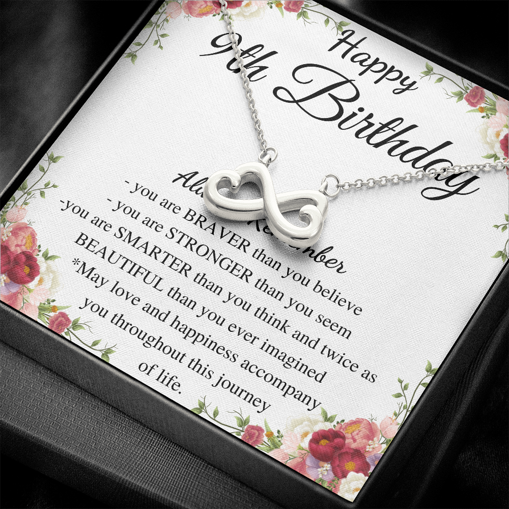9th Birthday Gift Necklace • Happy 9th Birthday • Meaningful Birthday Gift for Her • Custom Birthday Gift , gift for daughter