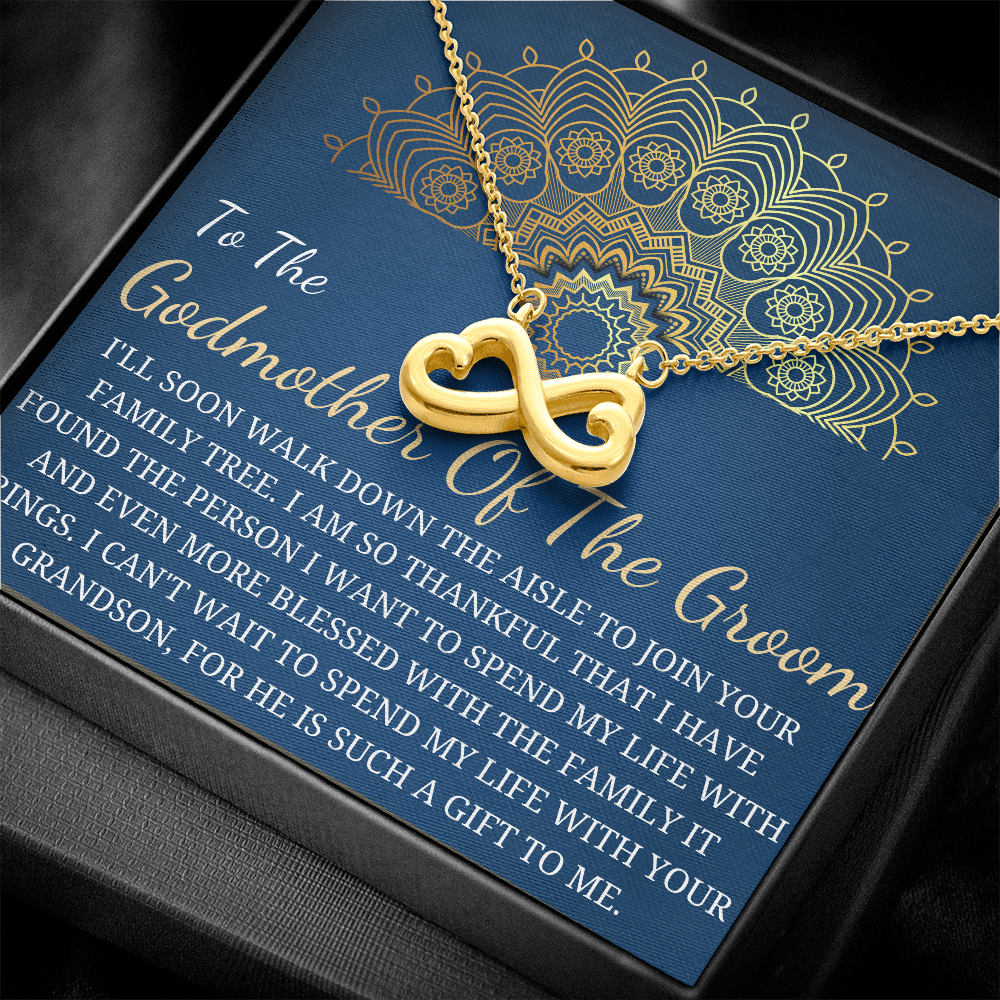 Gift for Godmother from bride , Thank you Gifts, Wedding Thank you card for Godmother, Keepsake gift Godmother Gift for her
