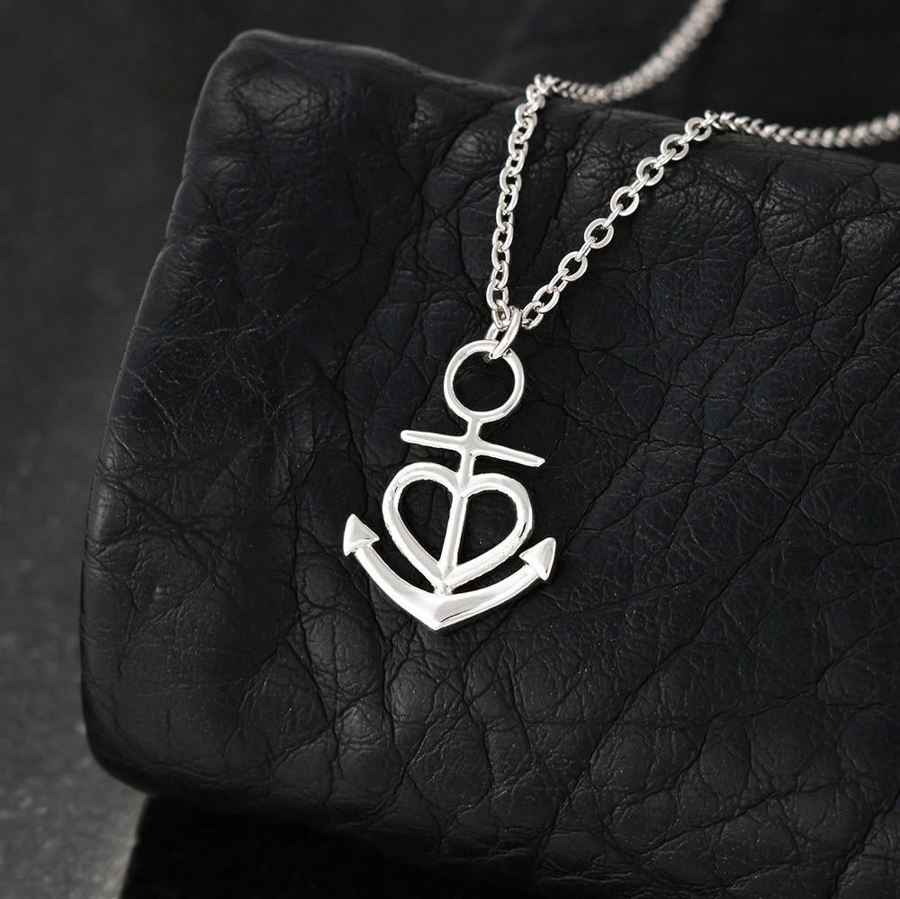 Mom Christmas Gift Necklace: You are My Anchor Mother Necklace, Mom Gift, Mother's Day Gift, Mother's Day Necklace, Birthday Gift #0616