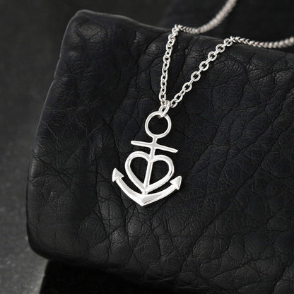 you are my anchor necklace for wife, for mom, for sister, for girlfriend, for soulmate, for bride, Christmas Gift For Wife #0618