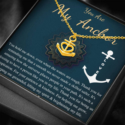Mom Necklace: You are My Anchor Mother Necklace, Mom Gift, Mother's Day Gift, Mother's Day Necklace, Birthday Gift, Christmas Gift #0617