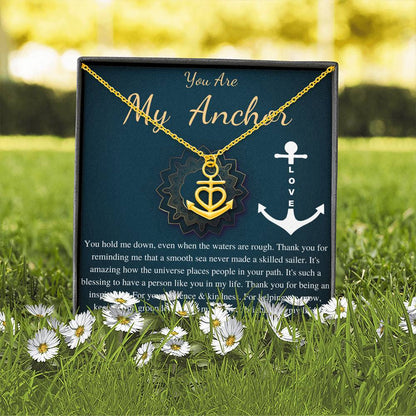 Mom Necklace: You are My Anchor Mother Necklace, Mom Gift, Mother's Day Gift, Mother's Day Necklace, Birthday Gift, Christmas Gift #0617