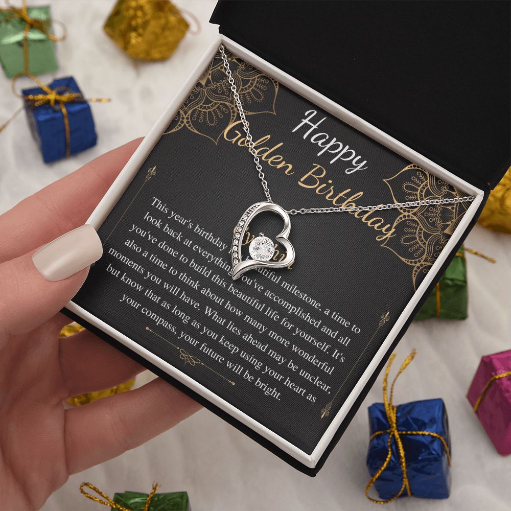 Golden Birthday Gift Necklace, Happy Golden Birthday, Personalized Birthday Gift,Meaningful Birthday Gift for Her,Custom Birthday Gift Cynthia