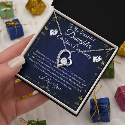 Daughter Pregnancy Gift for Daughter Baby Shower Gift for Mom to be Gift for Expecting Mom Gift Pregnant Daughter Gift from Mom, Heart #0212 Natalie