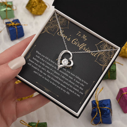 To My Son's Girlfriend Necklace, Son's Girlfriend Christmas Gift, Sons Girlfriend Gift, Gift For Son's Girlfriend, Birthday Gift #0530 kaitlyn