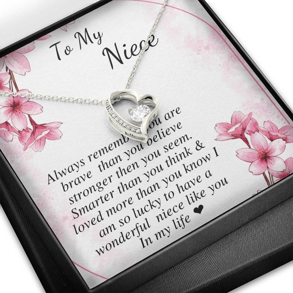 to my niece heart gold heart necklace bulk