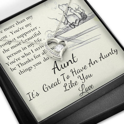Aunt its great to have an aunty like you
