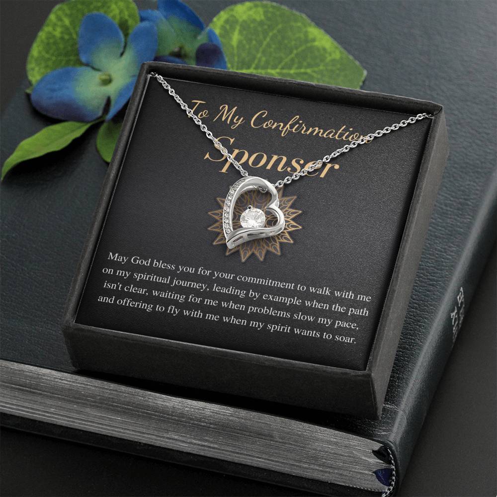Confirmation Sponsor Gift | Appreciation Gift for Confirmation Sponsor Necklace | To My Confirmation Sponsor Gift | Christmas Gift #0741