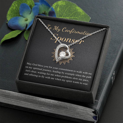 Confirmation Sponsor Gift | Appreciation Gift for Confirmation Sponsor Necklace | To My Confirmation Sponsor Gift | Christmas Gift #0741