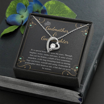 Godmother & Goddaughter Necklace, Goddaughter Gift from Godmother, Jewelry for Godmother and Goddaughter, in 14kt Gold Filled, Silver, Rose