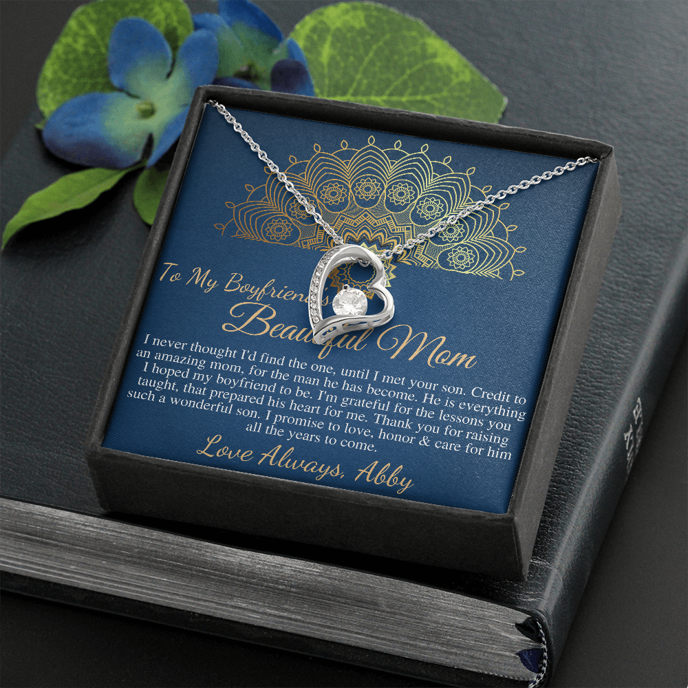 Gift For Boyfriend's Mom, Boyfriend's Mom Gift, To My Boyfriends Mom Gift, Mother's Day Gift for Boyfriends Mom, Boyfriend's Mom Heart #0422 abby