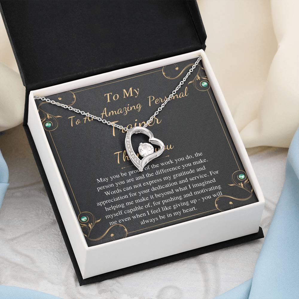 Personal Trainer Gifts, Fitness Coach Gift, Fitness Trainer Gift Necklace