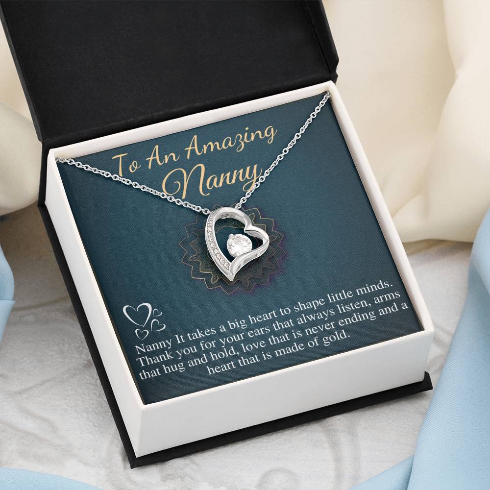 Nanny Gift Necklace, Thank You Gift for Nanny, Child Care Gift, Babysitter Gift, Nanny Appreciation,Nanny Jewelry,Nanny Christmas Gift #0723