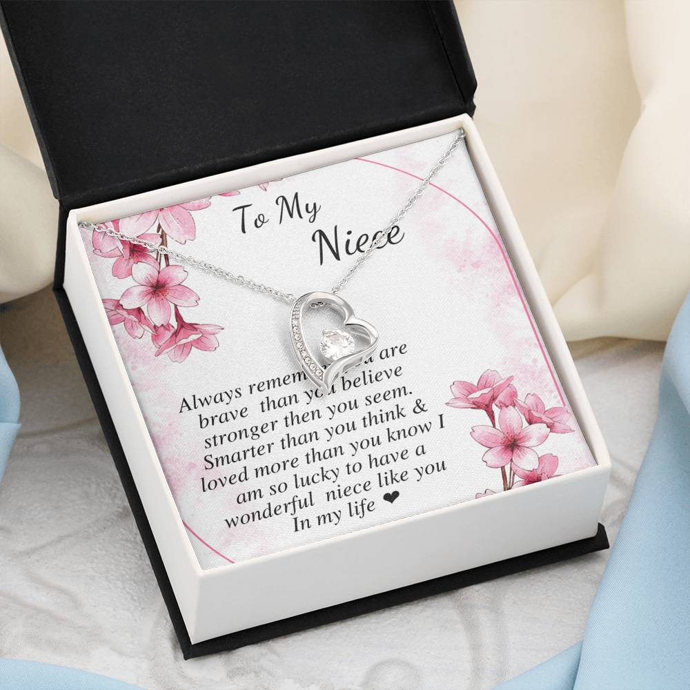 to my niece heart gold heart necklace bulk