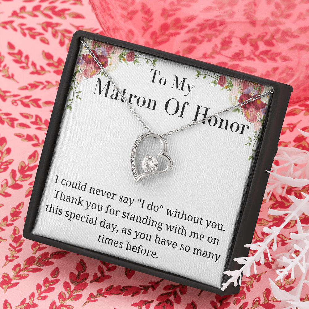 Metron of Honor Gift, Necklace for Maid Of Honor from birde sentimental gift keepsake gift Valentines day gift for her , Wedding gift Metron