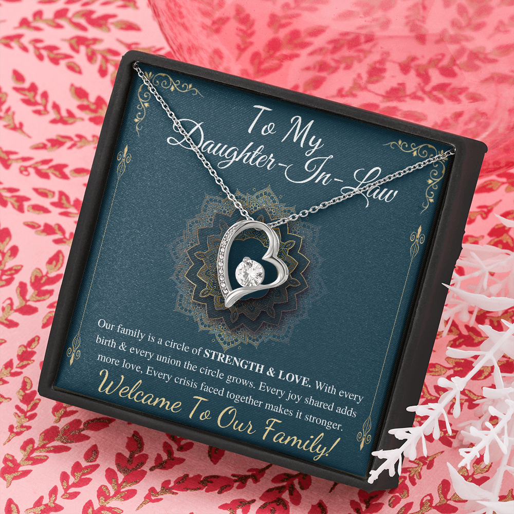 Daughter-In-Law Gift Necklace, Wedding Gift, Jewelry From Mother-In Law, Gift for Bride Necklace, Personalized gift for Daughter-In-Law