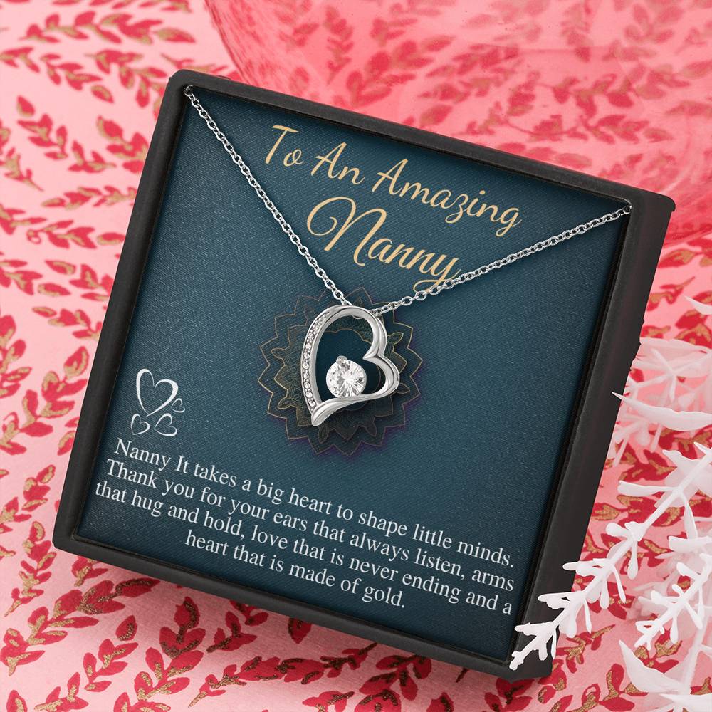 Nanny Gift Necklace, Thank You Gift for Nanny, Child Care Gift, Babysitter Gift, Nanny Appreciation,Nanny Jewelry,Nanny Christmas Gift #0723