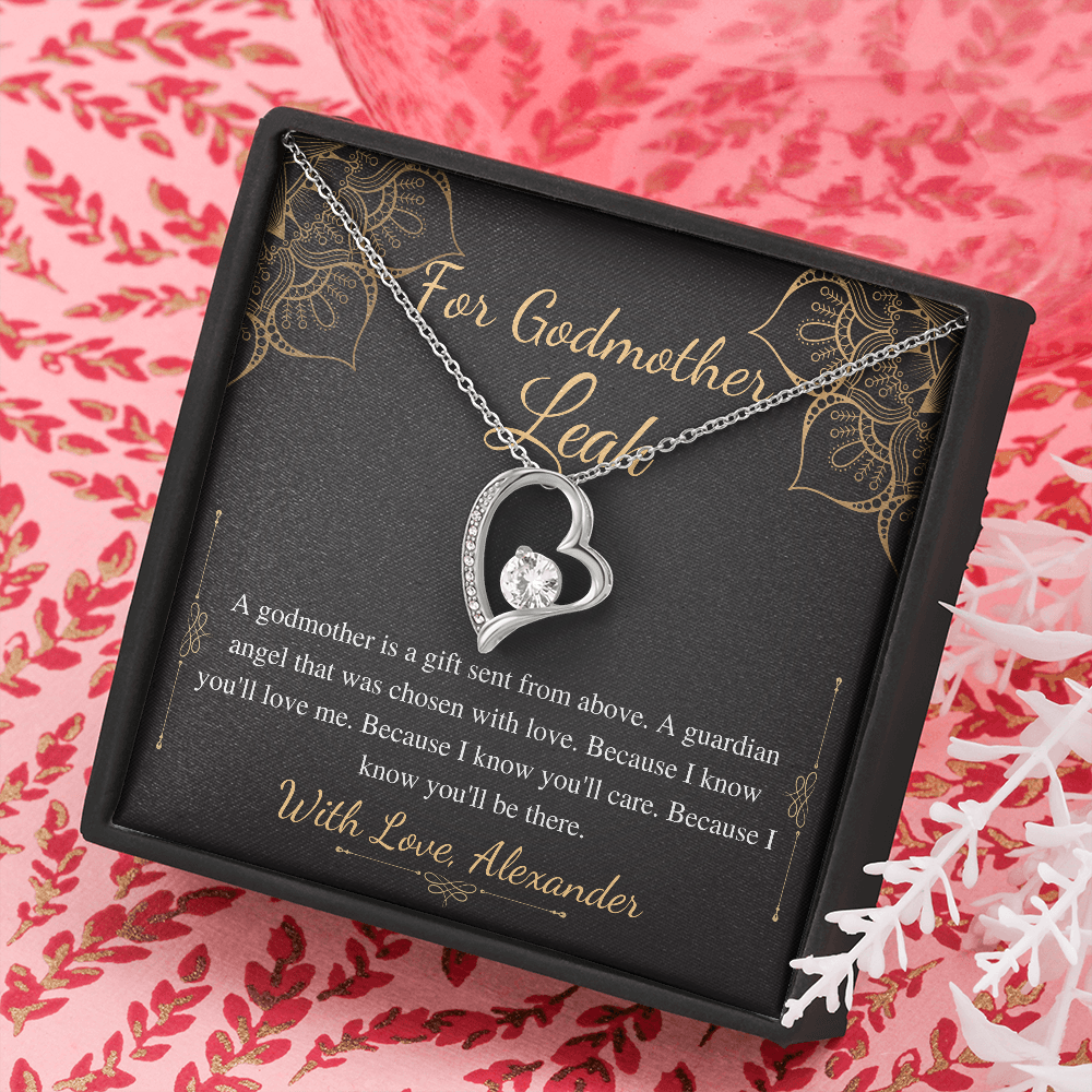 Godmother Proposal Necklace - Godmother Gift, Godmother Proposal, Fairy Godmother,Will You Be My Godmother,From Godchild, leah